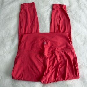 Lululemon Align Pant 25" Guava Pink Size 8 Double Lined